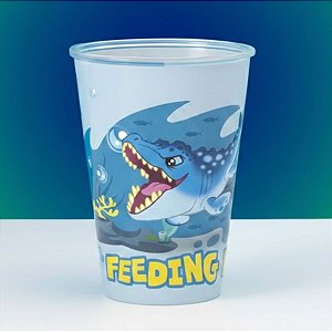 Copo de Plástico Dinossauros - Feeding Time - 280ml - 1 unidade - Plasútil - Rizzo