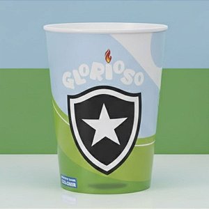 Copo de Plástico De Colorir Botafogo - Glorioso - 320ml - 1 unidade - Plasútil - Rizzo