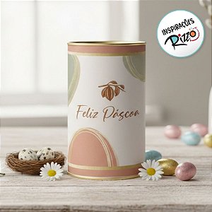 Lata Rígida Para Ovos de 500g - Tonal - Salmão - 12,5x22cm - 1 unidade - Cromus - Rizzo