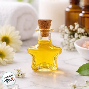 Mini Frascos Decorativo com Rolha - Estrela - 2ml - 3x2cm - 10 unidades - Rizzo