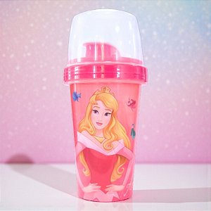 Mini Shakeira Aurora - Rosa - 320ml - Disney Original - 1 unidade - Plasútil - Rizzo