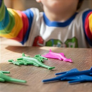 Mini Brinquedo Jatinho - Sortido - 7,5cm - 6 unidades - Rizzo