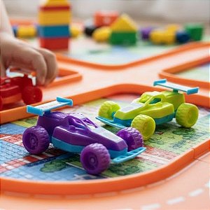 Mini Brinquedo Carrinho de Corrida - Sortido - 6,5cm - 3 unidades - Rizzo