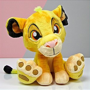 Pelúcia Simba Big Feet - Rei Leão - 30cm - Disney Original - 1 unidade - Fun - Rizzo