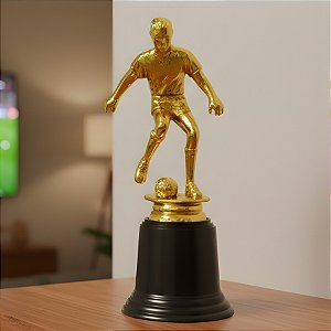 Enfeite Decorativo de Futebol - Jogador Ouro - 7x16cm - 1 unidade - Rizzo