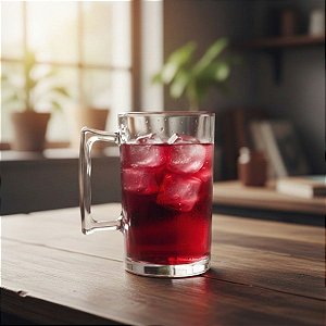 Caneca Transparente - Cristal - 350 mL  - 1 unidade - Rizzo