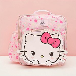 Lancheira Térmica Escolar - Hello Kitty - 30x33cm - 1 unidade - Zona Criativa - Rizzo