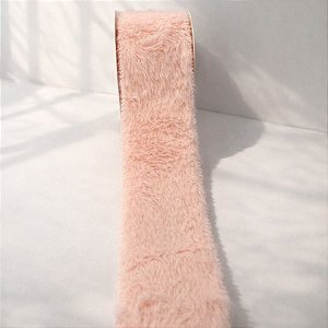 Fita Aramada Decorativa Peluciada - Rosa Claro - 2,7mx6,3cm - 1 unidade - Rizzo