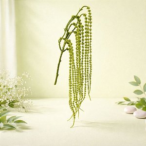 Galho Decorativo - Folhagem Verde - 41cm - 1 unidade - Cromus - Rizzo