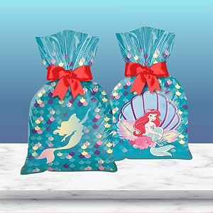 Sacola Plástica - Ariel - 14x27cm - 1 unidade - Disney Original  - Rizzo
