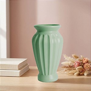 Vaso Decorativo - Imperial - Verde Eucalipto - 24cm - 1 unidade - Rizzo