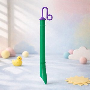 Brinquedo Flauta Piu Piu - Verde - 25cm - 1 unidade - Rizzo