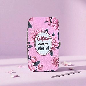 Kit Autocuidado 7 peças - Mãe Amor Eterno - Rosa Escuro - 1 unidade - Rizzo