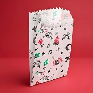 Saco de Papel - Cordel de São João - 7,5x14cm - 50 unidades - Regina - Rizzo