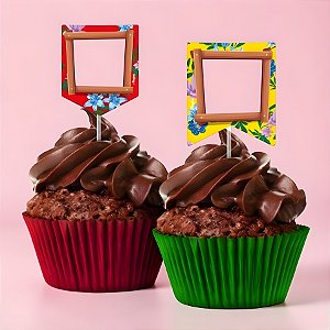 Pick Para Doces Personalizável - 4,5x10cm - 8 unidades - Regina - Rizzo