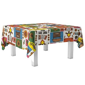 Toalha de Mesa em TNT - 1,40x2,20cm - Festa Junina - 1 unidade - Best Fest - Rizzo