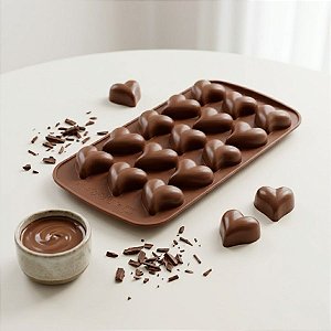 Forma de Silicone  - Coração Gota - 22x11 cm - 1 unidade - Rizzo