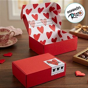 Caixa Retangular Realce - Sintonia - 25x17x8,5cm - 1 unidade - Cromus - Rizzo