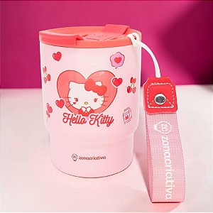 Copo Térmico To Go - Hello Kitty - 400ml - 1 unidade - Zonacriativa - Rizzo