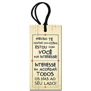 Decor Home Tag "Preciso te contar" - DHT2-072 - 1 unidade - Litoarte - Rizzo