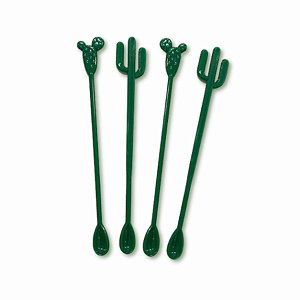 Mexedor Drink - Cacto - Verde Escuro  - 4 unidades - Rizzo