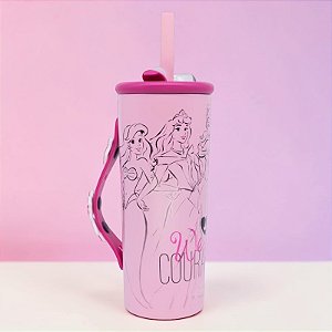 Copo Térmico Charms - Princesas - 600ml - Disney Original - 1 unidade - Zonacriativa - Rizzo
