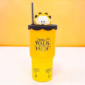 Copo Térmico Topper - Garfield - 600ml - 1 unidade - Zonacriativa - Rizzo