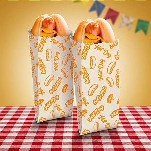 Saco de Papel - Hot Dog P - 50 unidades - Regina - Rizzo
