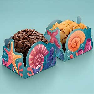 Porta Forminha - Fundo do Mar - 3,5x2,5x3,5cm - 50 unidades - Regina - Rizzo