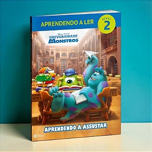Livro Aprendendo a Ler - Monstros S.A - 26x20cm - Disney Original - 1 unidade - Culturama - Rizzo