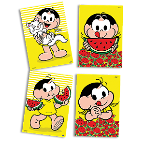 Quadros Decorativo Festa Magali Melancia - 8 unidades - Festcolor - Rizzo Festas