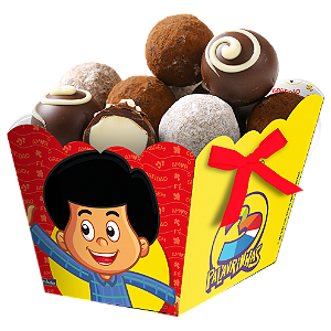 Cachepot Festa 3 Palavrinhas - 08 unidades - Festcolor - Rizzo Festas