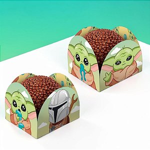 Porta Forminha - Grogu - Star Wars - 2,5x3,5cm - Disney Original - 50 unidades - Regina - Rizzo