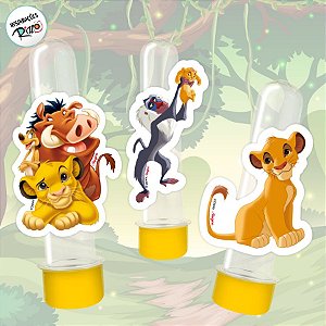 Mini Personagens Decorativos - Rei Leão - 12 unidades - Disney Original - Rizzo