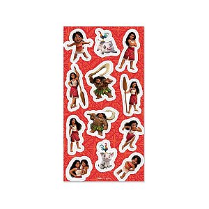 Adesivo Decorativo - Moana 2 - 12 unidades - Disney Original - Rizzo