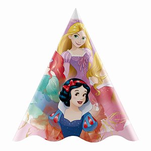Chapéu de Aniversário - Princesas Disney - 8 unidades - Disney Original - Rizzo