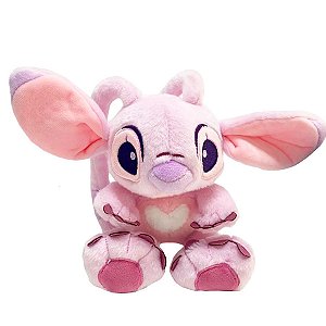 Pelúcia Angel - Stitch - 15cm - 1 unidade - Disney Original - Rizzo