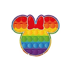 Kit Decorativo -  Minnie Pop It 4 partes - 1 unidade - Disney Original - Rizzo