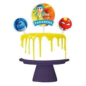 Topo de Bolo - Divertidamente 2 - 1 unidade - Disney Original - Rizzo