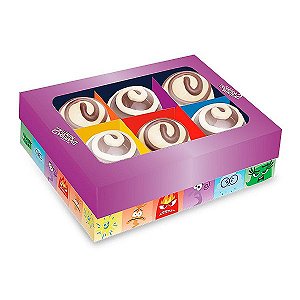 Caixa 6 Bombons Retangular com Visor - Divertidamente 2 - 1 unidade - Disney Original - Rizzo