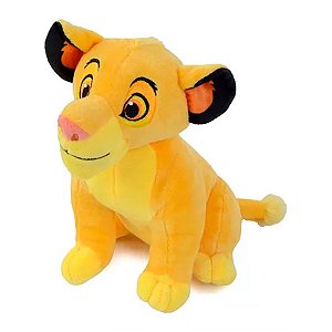 Pelúcia Simba 20cm - Rei Leão - 1 unidade - Disney Original - Rizzo