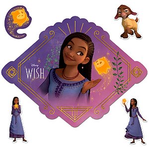 Kit Decorativo - Wish - 77x58cm - 1 unidade - Disney Original - Rizzo