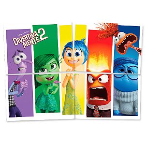 Painel 4 Lâminas - Divertidamente 2 - 1 unidade - Disney Original - Rizzo