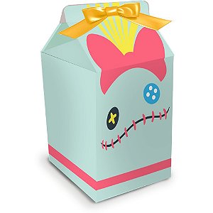 Caixa Leiteira Festa Stitch - 8 unidades - Disney Original - Rizzo Festas