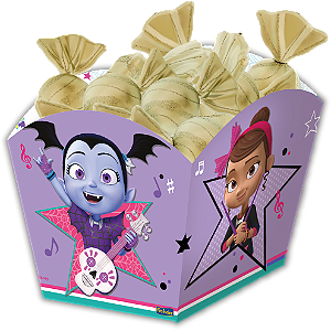 Cachepot Festa Vampirina - 8 unidades - Disney Original - Rizzo Festas