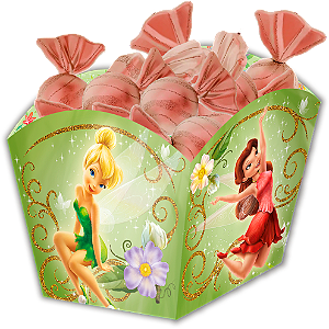 Cachepot Festa Fadas - 8 unidades - Disney Original - Rizzo