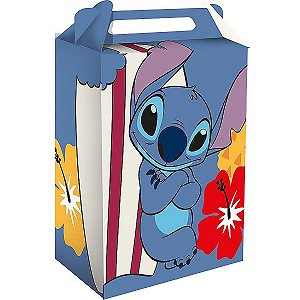 Caixa Surpresa Festa Stitch - 8 unidades - Disney Original - Rizzo Festas