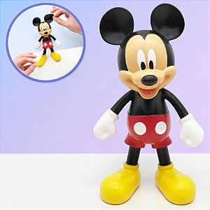 Brinquedo de Esticar - Mickey Mouse - 16cm - Disney Original - 1 unidade - Toyng - Rizzo
