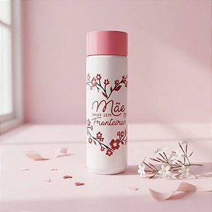 Garrafa Squeeze Pet Italiana - Amor sem Fronteiras - Branco - 700mL - 1 unidade - Rizzo