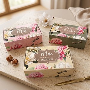 Caixa para 6 Brigadeiros - Infinito - 12x8x3,5cm - 10 unidades - Cromus - Rizzo